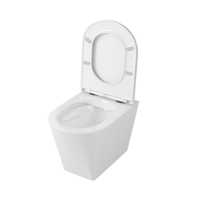Унитаз подвесной Curve Cirkel-H с сиденьем микролифт OWLT190802 OWL фото в интернет-магазине Русалия