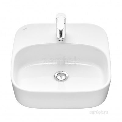 Раковина Santek Одри Soft 420х420 отверстие под смеситель 1WH501709 фото в интернет-магазине Русалия