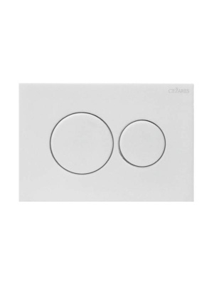 Кнопка смыва CEZARES PN1-BTN-BL Белый глянцевый фото в интернет-магазине Русалия