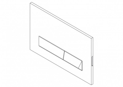 Клавиша смыва MARMI хром BB010-MR-CHROME Belbagno фото в интернет-магазине Русалия
