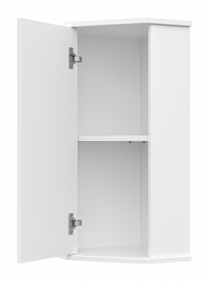 Шкаф Лилия 34 подвесной универсальный угловой Э-Лил08034-011бф Misty фото в интернет-магазине Русалия