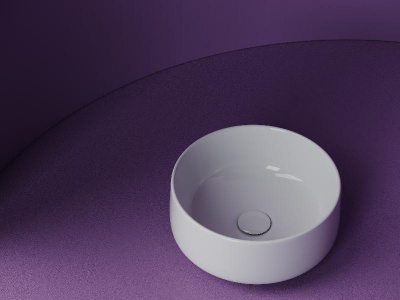 Умывальник чаша накладная круглая Element 355*355*150мм CN5047 Ceramica Nova фото в интернет-магазине Русалия