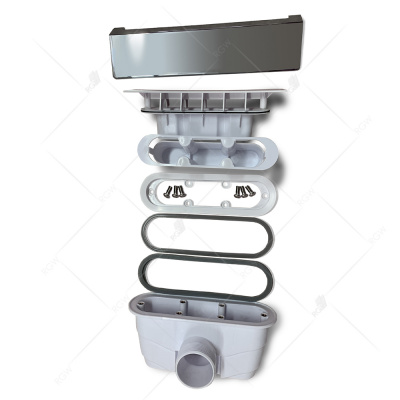 Сифон для поддона GWS Q10-C (хром) RGW фото в интернет-магазине Русалия