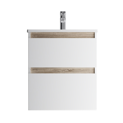 M85AFHX0552WG X-Joy, База под раковину, подвесная, 55 см, 2 ящика, белый глянец Am.Pm фото в интернет-магазине Русалия