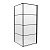 Душевое ограждение NEW TRENDY SUPERIA BLACK 90x90x195 P K-0604 фото в интернет-магазине Русалия