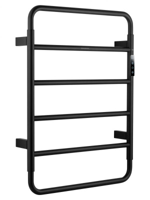 Полотенцесушитель электрический WONZON & WOGHAND WISMAR, Черный матовый (WW-AL201-MB) фото в интернет-магазине Русалия