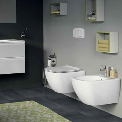 Унитаз подвесной безободковый T007901 TESI AquaBlade Ideal Standard фото в интернет-магазине Русалия
