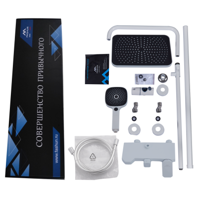 Душевая система FASHUN (A52424-8) белый фото в интернет-магазине Русалия