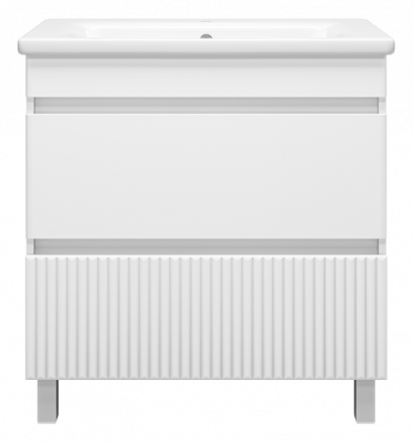 Тумба Мира 80 с раковиной Dreja Soft 80 Misty фото в интернет-магазине Русалия