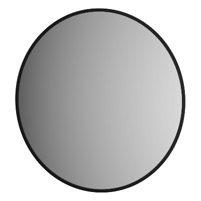 Зеркало настенное с окантовкой Colora EVOFORM Ø60 см, Черный цвет, BY 0452 фото в интернет-магазине Русалия