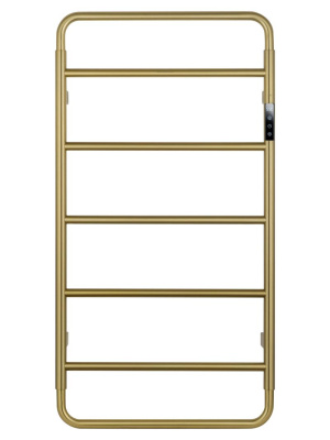 Полотенцесушитель электрический WONZON & WOGHAND WISMAR, Брашированное золото (WW-AL202-BG) фото в интернет-магазине Русалия