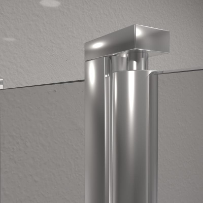 Шторка на ванну RGW SC-11, стекло прозрачное, профиль хром фото в интернет-магазине Русалия