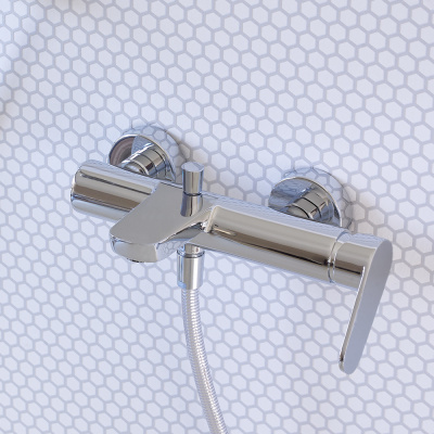 Смеситель для ванны наружнего монтажа однорычажный ALEXIA 3605S Ramon Soler фото в интернет-магазине Русалия