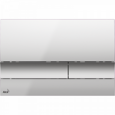 Клавиша смыва M1722 хром матовый Alcaplast фото в интернет-магазине Русалия