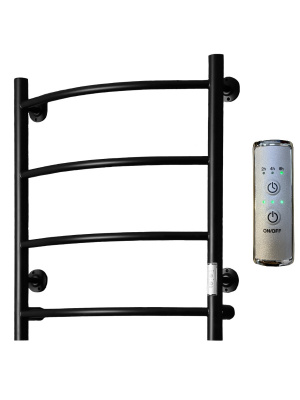 Полотенцесушитель электрический Пэк сп 5 60х50 черный ВГП Тругор фото в интернет-магазине Русалия