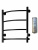 Полотенцесушитель электрический Пэк сп 5 60х50 черный ВГП Тругор фото в интернет-магазине Русалия Полотенцесушитель электрический Пэк сп 5 60х50 черный ВГП Тругор фото в интернет-магазине Русалия
