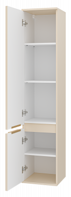 Шкаф - пенал Enfida 35 универсальный левый (бежевый) ENF-05035-030L Brevita фото в интернет-магазине Русалия