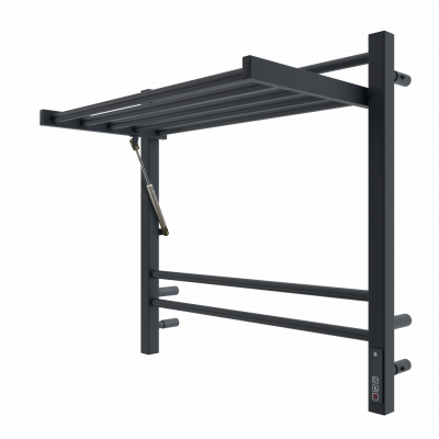 Электрический полотенцесушитель Горизонт П8 600х600  КС черный муар 4670078543523 Terminus фото в интернет-магазине Русалия