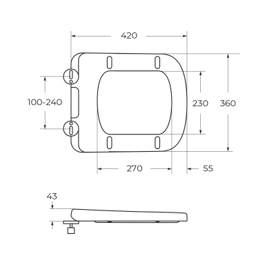 Крышка-сиденье BelBagno ALBANO BB120SC фото в интернет-магазине Русалия