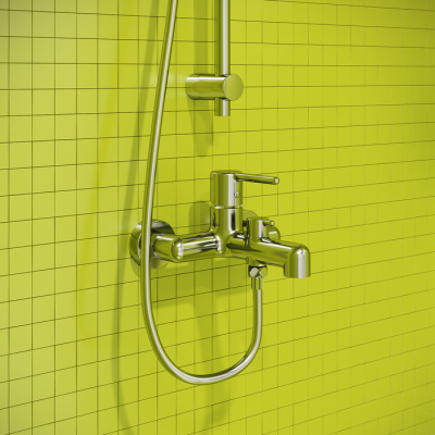 Смеситель для ванны, хром, Aiger, IDDIS (AIGSB00i02WA) фото в интернет-магазине Русалия