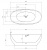 Акриловая ванна ABBER AB9207 165х80х60 см фото в интернет-магазине Русалия