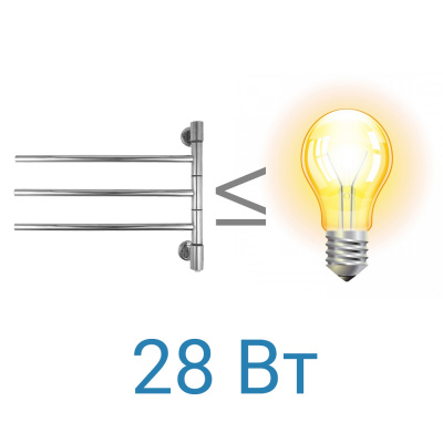 Полотенцесушитель электрический I chrome G3 440*555 Energy фото в интернет-магазине Русалия