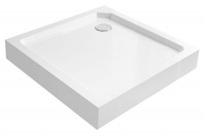 Душевой поддон SMC 90х90 квадрат TRAY-SMC-A-90-550-150-W Cezares фото в интернет-магазине Русалия