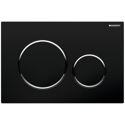 Клавиша смыва Geberit 115.882.KM.1 Sigma 20, черная Geberit фото в интернет-магазине Русалия