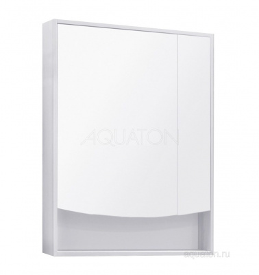 Зеркальный шкаф Инфинити 65 белый 1A197002IF010 Акватон фото в интернет-магазине Русалия
