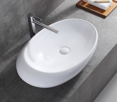 Раковина накладная овальная 7807 CeramaLux фото в интернет-магазине Русалия