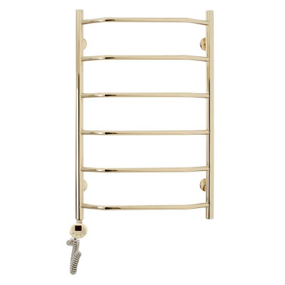 Электрический полотенцесушитель Лаура П6 500x800 EL , золото глянец Domoterm фото в интернет-магазине Русалия