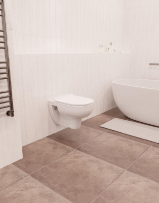 AQM2008 Унитаз подвесной с сиденьем SoftClose, технология смыва Rimless. 530x355x360 AQUAme фото в интернет-магазине Русалия