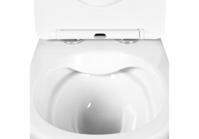 SET AQUATEK ВЕГА-1905-016 (рама AQUATEK Standard INS-0000012 с клавишей KDI-0000016 и крепежом KKI-0000002+унитаз ВЕГА AQ1905-00 с тонким сиденьем sc фото в интернет-магазине Русалия