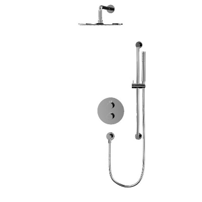 Термостатическая душевая система скрытого монтажа WHITECROSS Y YSET09CR (хром) фото в интернет-магазине Русалия