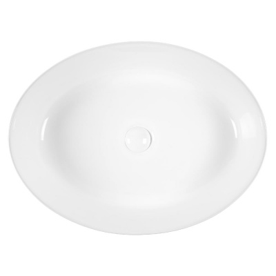 BOND S62-550 Раковина накладная овальная 55*40*14см белая фото в интернет-магазине Русалия