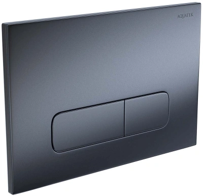 Клавиша смыва KDI-0000034 оружейная сталь Aquatek фото в интернет-магазине Русалия