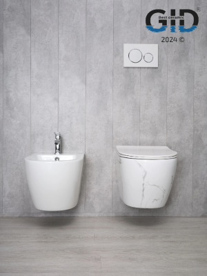 Унитаз подвесной Gid Ws2198 (СС) 62228Y под камень глянцевый 49x36x35.5 фото в интернет-магазине Русалия