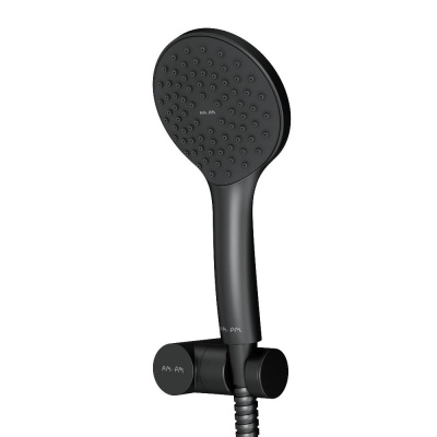 F0290022 Gem ручной душ 110 мм, чёрный, шт. фото в интернет-магазине Русалия