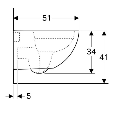 Комплект унитаз Acanto Rimfree с инсталляцией 500.128.21.A Geberit фото в интернет-магазине Русалия