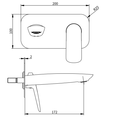 Смеситель для умывальника Savol (SK-H7207) фото в интернет-магазине Русалия