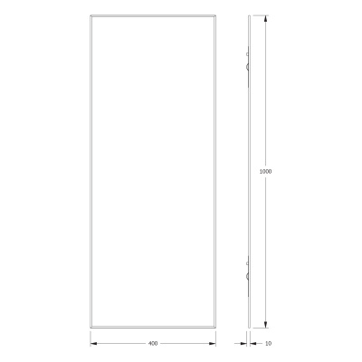 Зеркало настенное с фацетом Standard EVOFORM 40x100 см, BY 0230 фото в интернет-магазине Русалия