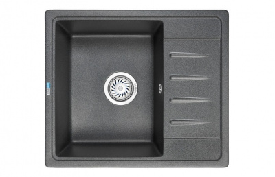 Кухонная мойка GRANULA Standart (5803, ГРАФИТ) фото в интернет-магазине Русалия