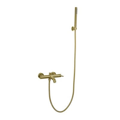 Смеситель для ванны FILARETE Roun FL2120MG, матовое золото фото в интернет-магазине Русалия