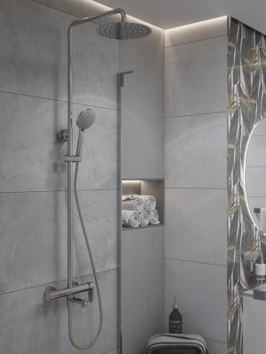 Душевая система с изливом для ванны Moduo A64088 Cersanit фото в интернет-магазине Русалия