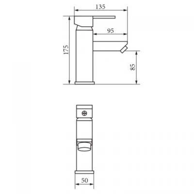 Смеситель для раковины Quartet VR.QRT-4610.CR Veragio фото в интернет-магазине Русалия
