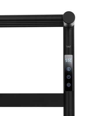 Полотенцесушитель электрический WONZON & WOGHAND ESSEN, Черный матовый (WW-A403-MB) фото в интернет-магазине Русалия