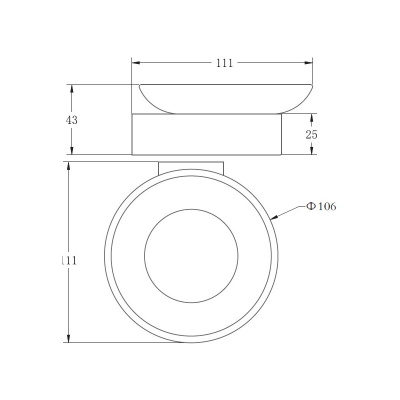 Мыльница BELZ B91002, белый фото в интернет-магазине Русалия