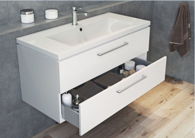 Подстолье Lara 80 SZ-LARA-CO80/Wh БЕЗ раковины Cersanit фото в интернет-магазине Русалия