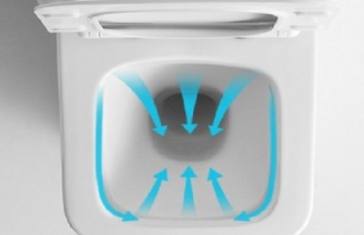 Унитаз подвесной CeramaLux 5170 бело-глянцевый фото в интернет-магазине Русалия