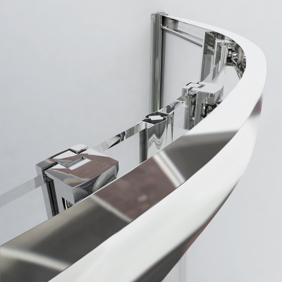 Душевой уголок Garda VSQ-1G900CL, 900*900, хром, стекло прозрачное  Vincea фото в интернет-магазине Русалия